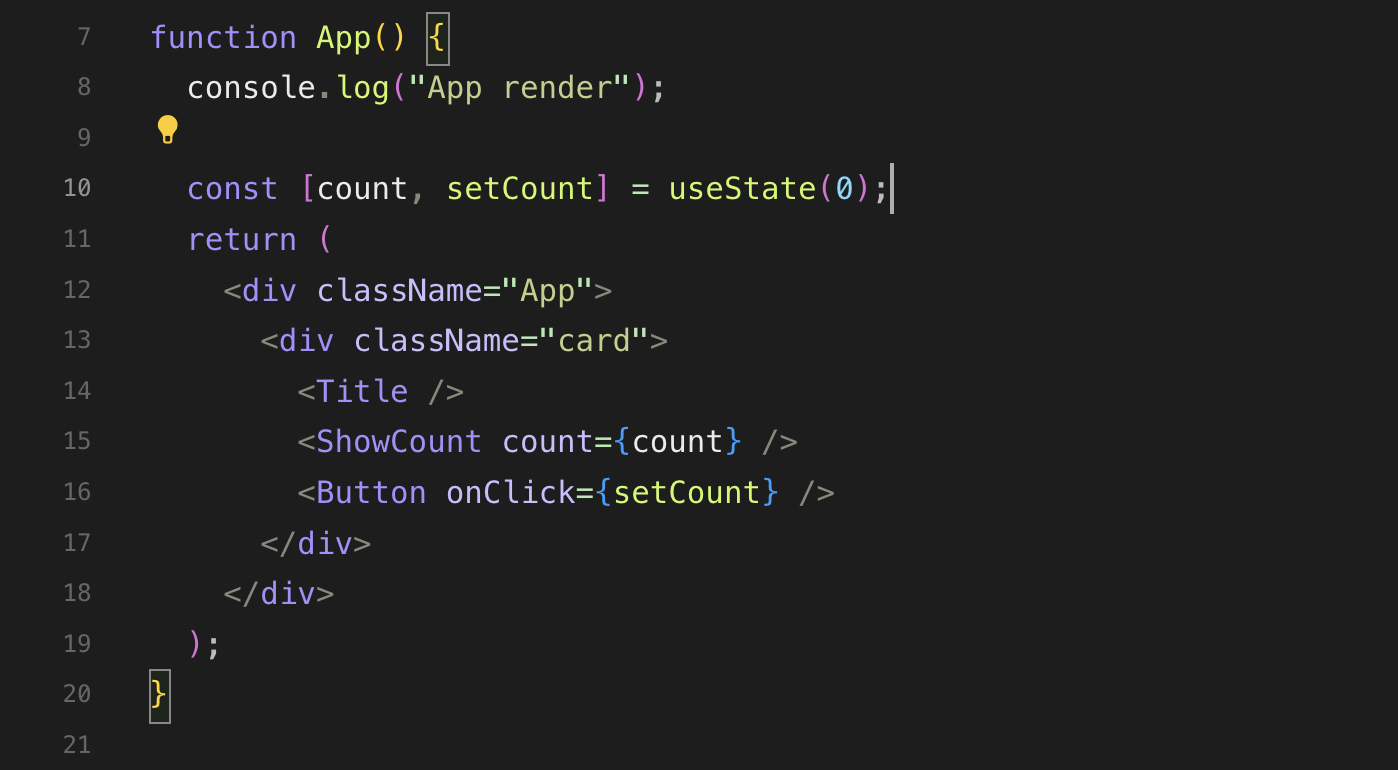 child component update